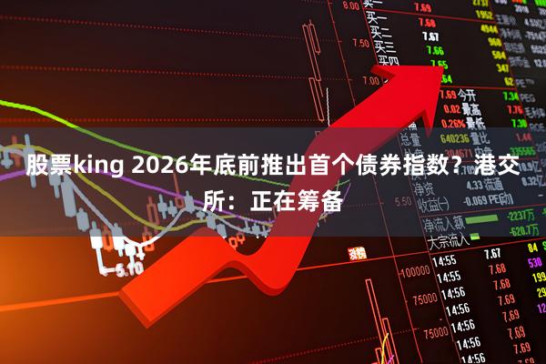 股票king 2026年底前推出首个债券指数？港交所：正在筹备