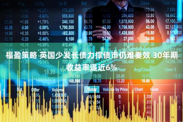 福盈策略 英国少发长债力撑债市仍难奏效 30年期收益率逼近6%